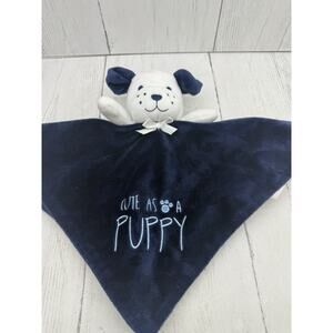 Little Me Cute as A Puppy Dog Plush Lovey Security Blanket Satin 2020